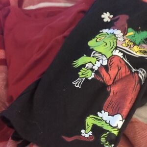 Black Grinch Christmas Graphic Tee